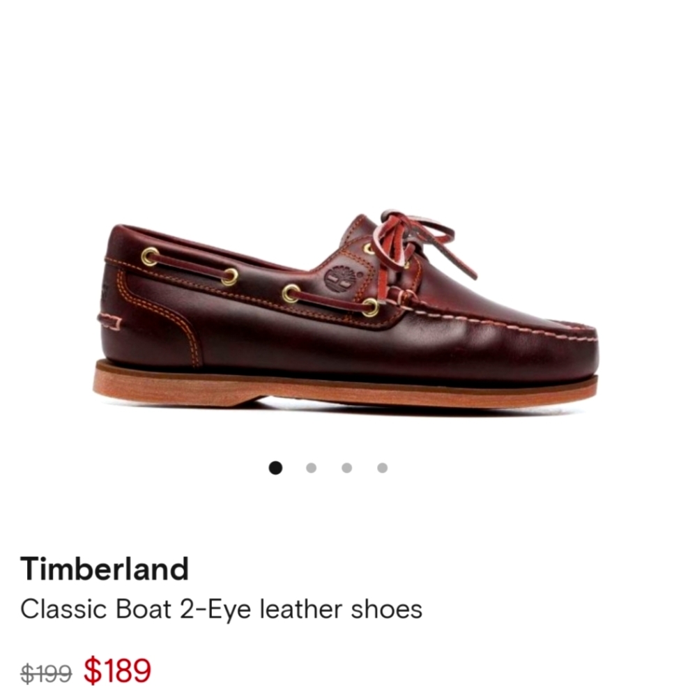 COPY - Timberland leather loafer/boat shoe